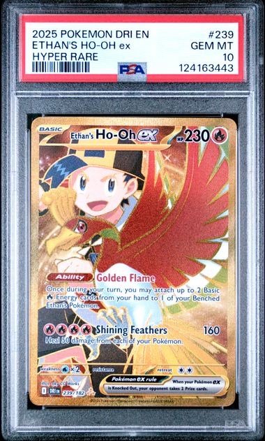 rare ho oh pokemon card PSA 10 Ethan's Ho-oh ex – Northwest Sportscards