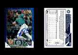 Dylan Moore 2023 Topps Update Blue Foilboard #US47 PR /999 Autographed Card JSA #11