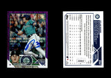 Dylan Moore 2023 Topps Update Purple Foilboard #US47 PR /799 Autographed Card JSA #13