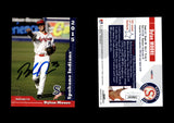 Dylan Moore 2015 Spokane Indians Grandstand #25 Autographed Card JSA #20