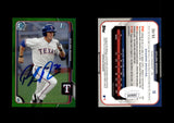 Dylan Moore 2015 Bowman Chrome Draft Green Refractor #15 30/99 Autographed Card JSA #22