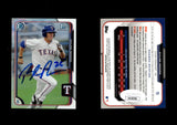 Dylan Moore 2015 Bowman Chrome Draft Refractor #15  Autographed Card JSA #24