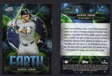 2025 Topps Cosmic Chrome Planetary Pursuit Earth #PPE1 Aaron Judge (Corner Wear)
