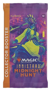mtg midnight hunt draft booster box MTG Midnight Hunt Collector Booster Pack – Northwest Sportscards