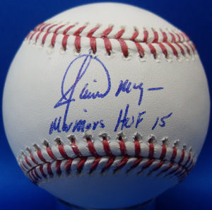 Jamie Moyer Autographed Signed MLB Baseball with "Mariners HOF '15" Inscription JSA