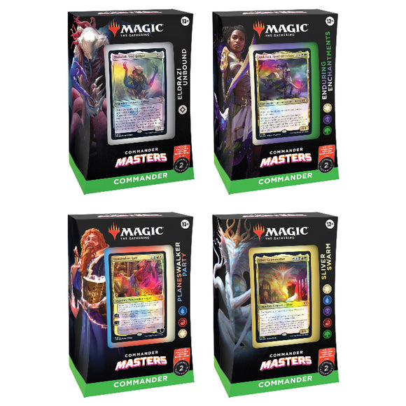 MTG Commander Masters Deck Set Bundle of 4