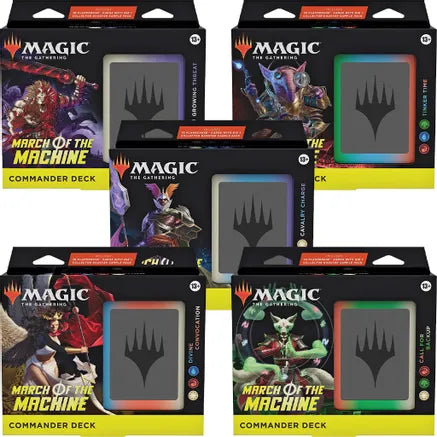 MTG March of the Machine Set of 5 Commander Decks