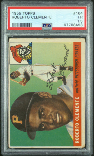 PSA 1.5 1955 Topps #164 Roberto Clemente RC – Northwest Sportscards