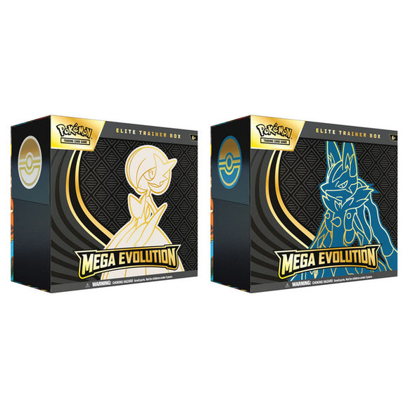 Pokémon Mega Evolution Elite Trainer Box - LIMIT 3 PER HOUSEHOLD -  *** PREORDER