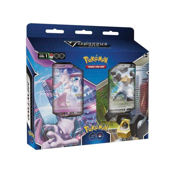 Pokemon Go V Battle Deck Mewtwo V vs. Melmetal V Bundle