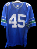 Kenny Easley Autographed Signed Custom XL Seattle Seahawks Jersey with "ROH 02" Inscription JSA