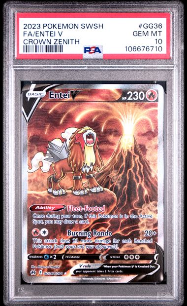 PSA 10 Full Art Entei V