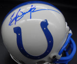 Eric Dickerson Autographed Indianapolis Colts Mini Helmet JSA
