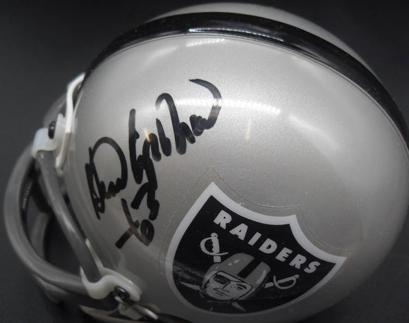 Gene Upshaw Autographed Oakland Raiders Mini Helmet JSA