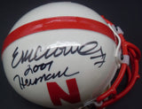 Eric Crouch Autographed Inscribed Nebraska Cornhuskers Mini Helmet JSA