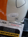 Johnny Majors Autographed Tennessee Volunteers Mini Helmet JSA