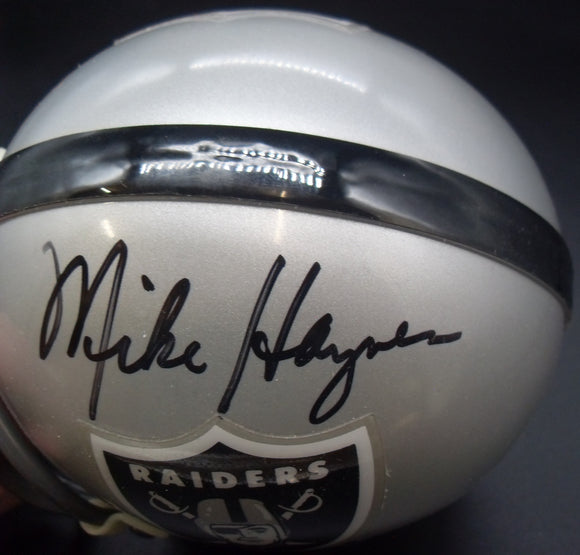 Mike Haynes Autographed Los Angeles Raiders Mini Helmet JSA