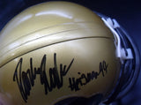 Rashaan Salaam Autographed Inscribed Colorado Buffaloes Mini Helmet JSA