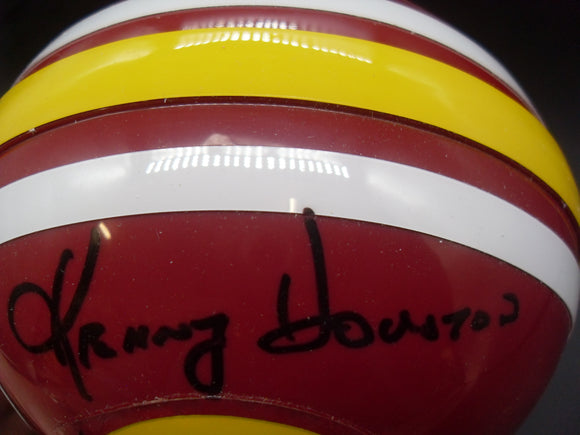 Kenny Houston Autographed Washington Redskins Mini Helmet JSA