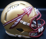 Jameis Winston Autographed Florida State Seminoles Mini Helmet JSA