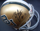 Robert Griffin III Autographed Baylor Bears Mini Helmet JSA