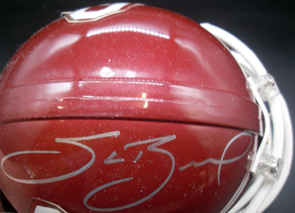 Sam Bradford Autographed Oklahoma Sooners Mini Helmet JSA