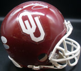 Sam Bradford Autographed Oklahoma Sooners Mini Helmet JSA