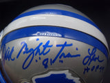 Dick "Night Train" Lane Autographed Inscribed Detroit Lions Mini Helmet JSA
