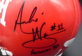Andre Ware Autographed Inscribed Houston Cougars Mini Helmet JSA