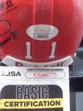 Andre Ware Autographed Inscribed Houston Cougars Mini Helmet JSA