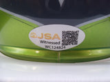 Josh Jobe Autographed Inscribed "Death Zone" Seattle Seahawks Green Flash Mini Helmet JSA