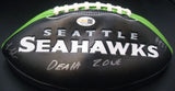Josh Jobe Autographed Inscribed "Death Zone HPS" Seattle Seahawks Logo Black Football NWSC Exclusive JSA