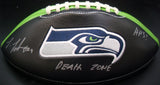 Josh Jobe Autographed Inscribed "Death Zone HPS" Seattle Seahawks Logo Black Football NWSC Exclusive JSA
