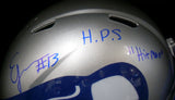 Ernest Jones IV Autographed Inscribed "HPS Hitman" Seattle Seahawks Full Size Replica Retro Speed Helmet 83-01 JSA