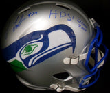 Josh Jobe Autographed Inscribed "HPS Death Zone" Seattle Seahawks Full Size Replica Retro Speed Helmet 83-01 JSA