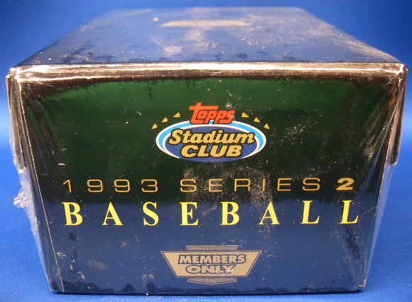 1993 Topps Stadium Club Members Only Baseball Set Series 2