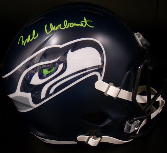 Zach Charbonnet Autographed Seattle Seahawks 2012> Full Size Replica Helmet JSA
