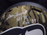 JSA Steve Largent Autographed Signed Inscribed Seattle Seahawks Riddell Camo Full Size Replica Helmet