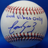 Eugenio Suarez Autographed Signed MLB Baseball with "Good Vibes Only" Inscription JSA