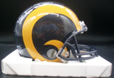 Jack Youngblood Autographed w/ "HOF 01" Inscription Los Angeles Rams Mini Helmet TriStar