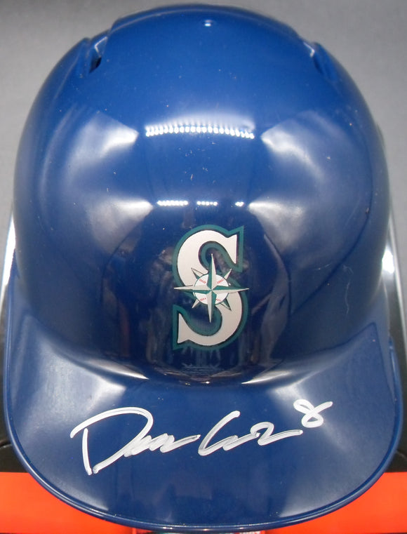 Dominic Canzone Autographed Signed MLB Rawlings Seattle Mariners Mini Helmet JSA
