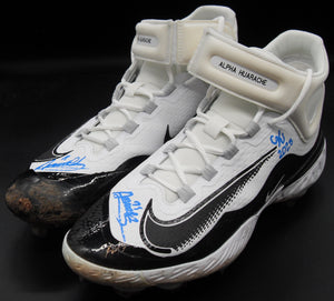 Andres Munoz Autographed Signed React Alpha Huarache 2023 Game Used Baseball Cleats JSA (Pair)