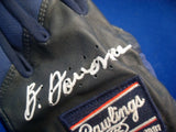 Brendan Donovan Game Used Autographed Signed Inscribed Rawlings Navy Blue-Black Left Batting Glove