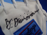 Brendan Donovan Game Used Autographed Signed Inscribed Rawlings Sky Blue-White Right Batting Glove Pair A