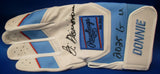 Brendan Donovan Game Used Autographed Signed Inscribed Rawlings Sky Blue-White Left Batting Glove Pair A
