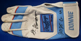 Brendan Donovan Game Used Autographed Signed Inscribed Rawlings Sky Blue-White Right Batting Glove Pair B