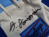 Brendan Donovan Game Used Autographed Signed Inscribed Rawlings Sky Blue-White Right Batting Glove Pair B