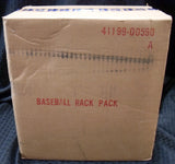 1989 Fleer Baseball Rack Pack 3 Box Factory Sealed Case