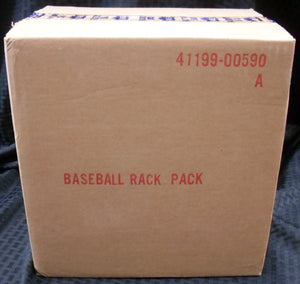 1989 Fleer Baseball Rack Pack 3 Box Factory Sealed Case