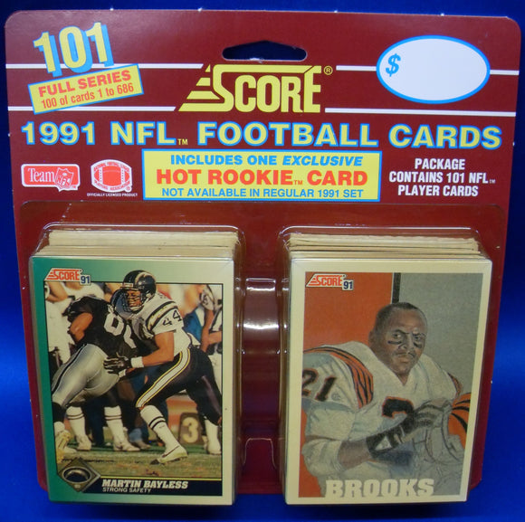 1991 Score Football Series 1 One & 2 Two Blister Pack